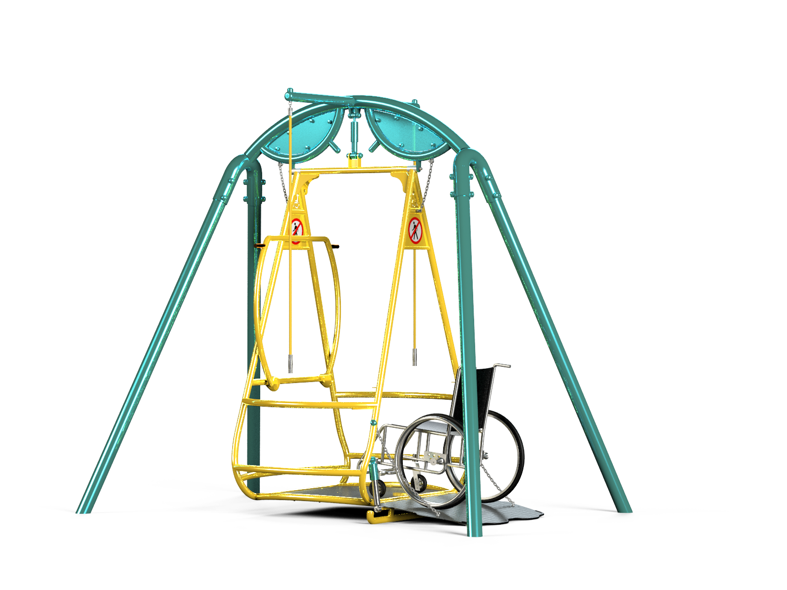 Columpio Plataforma para Silla de Ruedas