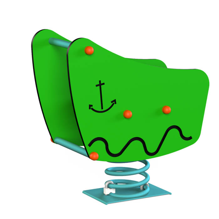 Muelle Infantil Barco Verde
