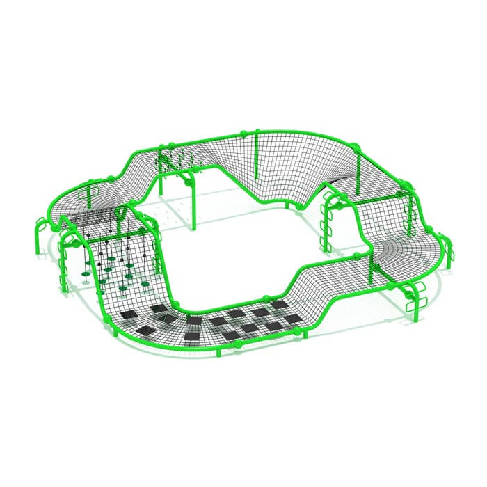 Circuito Grande de Trepa Infantil verde