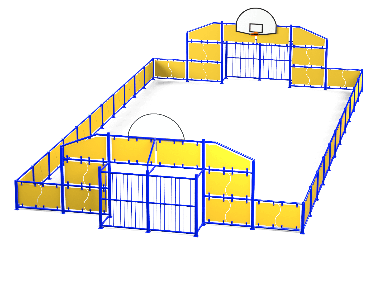 Pista Multideporte Amarilla de Myparque